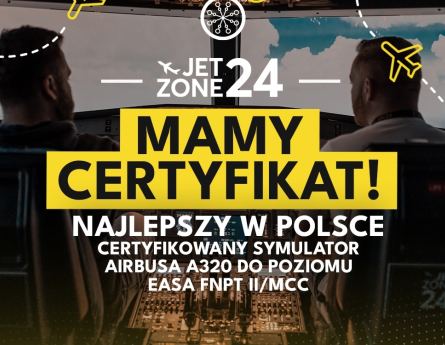 Mamy certyfikat na symulator Airbus A320 FNPT II/MCC!