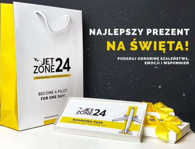 Voucher na symulator to najlepszy prezent na Święta!